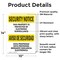 Signmission Electronic Surveillance Bilingual OSHA Security Notice Sign, Vinyl Decal, 10in W x 14in L, 2PK OS-2PACK-SN-D-1014-L-11532 - alternate 2